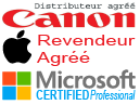Canon Apple Microsoft partenaires officiels avec ITEC services a Saint Barthelemy
